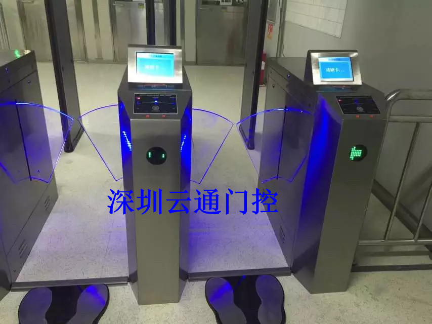 橋式翼閘靜電檢測門禁系統 靜電門禁(黑色儀器)